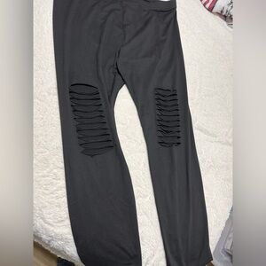 SHEIN ripped leggings